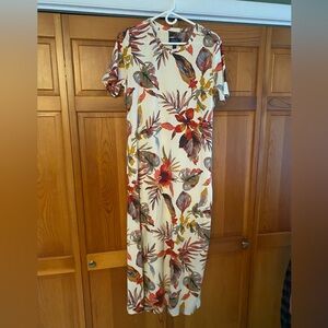 Tropical Floral Maxi Dress